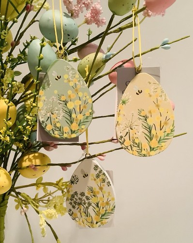 Set mimosa wooden hanging - mimosa,