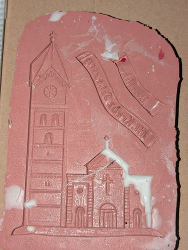 Silicone mold wax relief - #46,