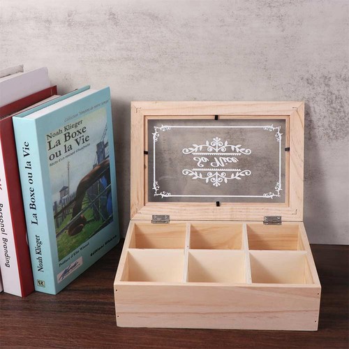 Wooden tea bag jewelry display - tea,