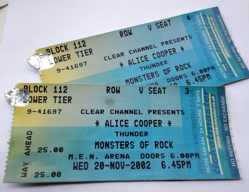 Pair alice cooper - alice, /