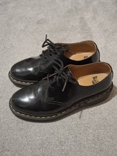 Dr. Martens Womens Black Patent Leather Oxford Lace Up Shoes Size 5