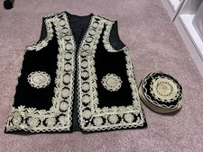 Men’s Afghan Black and Gold
