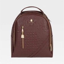 Tote&Carry Brown Croc-Embossed