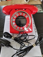 Sagemcom SIXTY. Landline Modern Phone In Red. Manual. Perfect Condition.