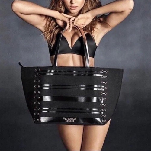 Victoria secret black - black, canvas