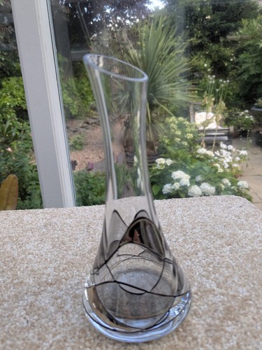 Posy vase mosaic glass black - vase,