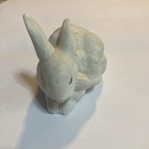 Rabbit figurine ornament white - rabbit,