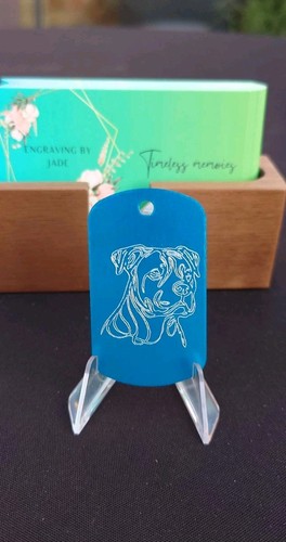 Cute staffy dog keyring - cute,