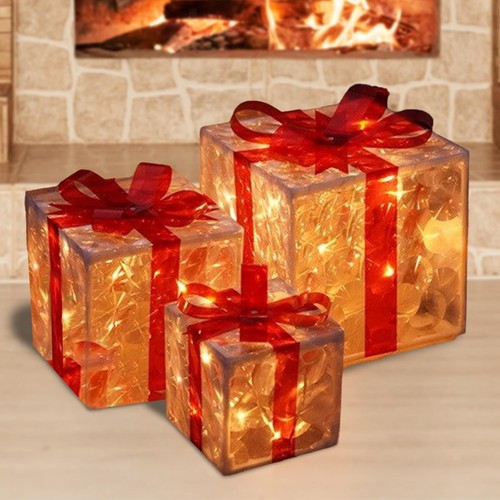 Led lighted gift boxes - lighted,