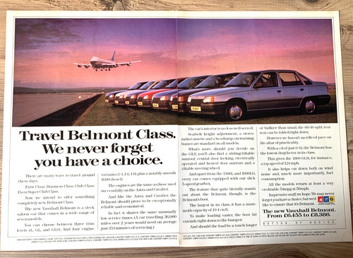 Vauxhall belmont 1980s - vauxhall,