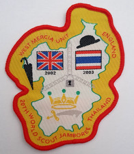 Scouts 20th World Jamboree Thailand 2003 West Mercia Unit Patch Badge
