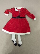 M&S 12-18 Month Baby Girl Christmas Outfit