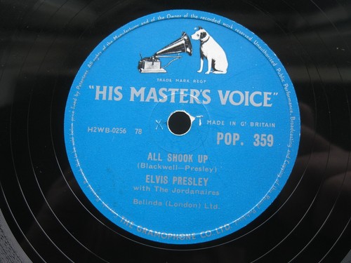Elvis presley rpm all - 78, shook