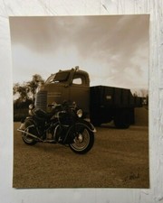 8x10 inch sepia print photo of