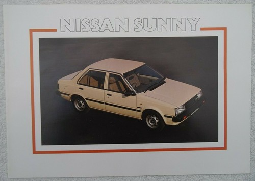 Nissan sunny brochure 1982 - nissan,
