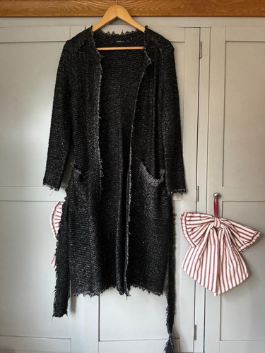 Zara metallic knit robe - knit,