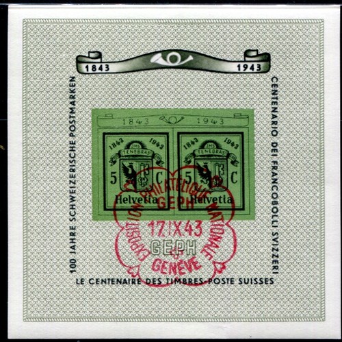 Switzerland 1943 block10 used - 1943,