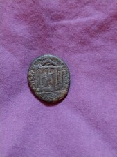 Hadrian Ae26 of Tiberias,Galilee Rv Zeus in Tetrastyle Temple SNG1110 ER K856