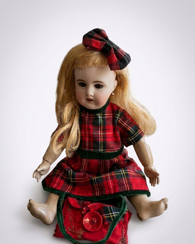 Antique french bisque doll - bisque, mon