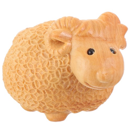 Wood carving sheep - sheep, statue