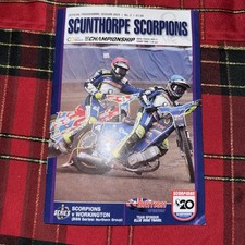 Scunthorpe scorpions - scorpions, vs