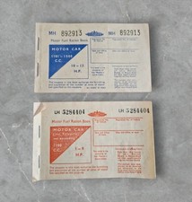 Vintage UK Petrol Ration Book