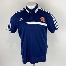 Hearts Football Shirt Adidas Polo Top Heart Of Midlothian Size XL Mens