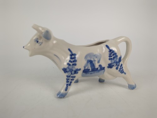 Delft porcelain cow - porcelain, creamer