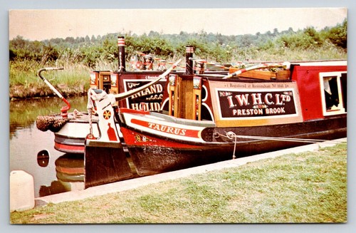 Vintage canal boats - vintage, uk