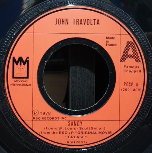 John travolta sandy can - sandy, /
