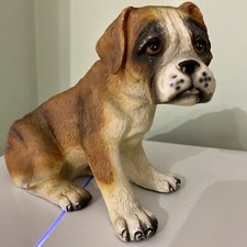Vintage Boxer Dog Statue