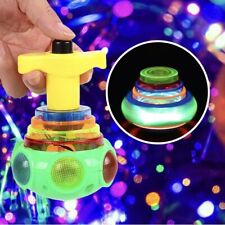 SUPER Spinning Top Gyro Spinner Laser LED Music Flash Light Kids Toys Xmas Gift