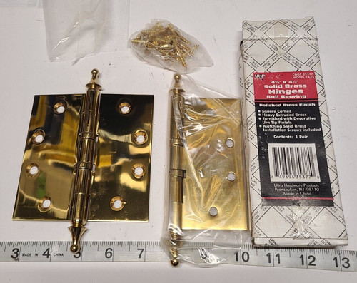 Solid polished brass - polished, door