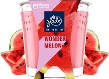 Glade Scented Candle Wondermelon Home Fragrance Enriched 129g SEE PICS