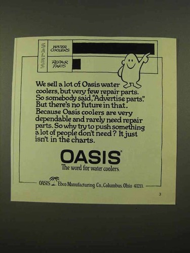 1975 oasis water cooler - 1975,