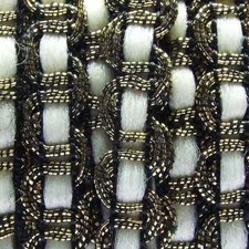 6mm Metallic Gold Scroll Gimp