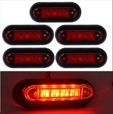 5x Red 24v LED Rear Marker