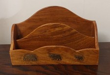 Wooden Letter Rack Featuring