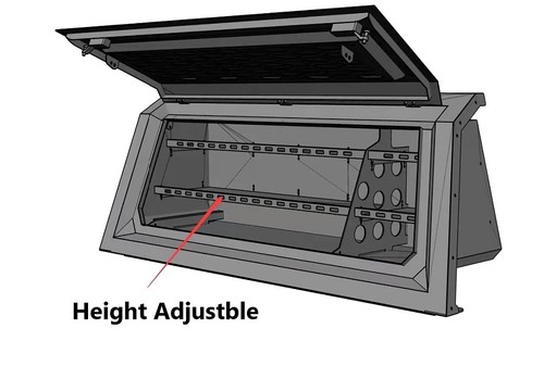 Right side storage canopy - right,