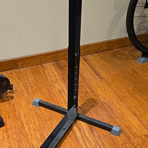Metal floor bike stand shape - stand, v-shape