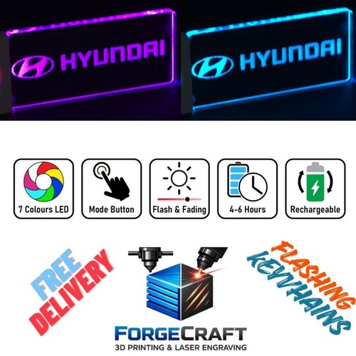 Hyundai led light keyring - light,