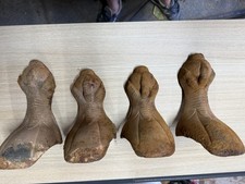 Set of 4 Antique Cast Iron