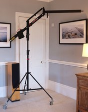 Cambo Red Wing compact boom RD-1101 with long & short extensions, stand, & bag.