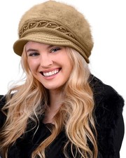 Women Knit Beret Hats Thermal