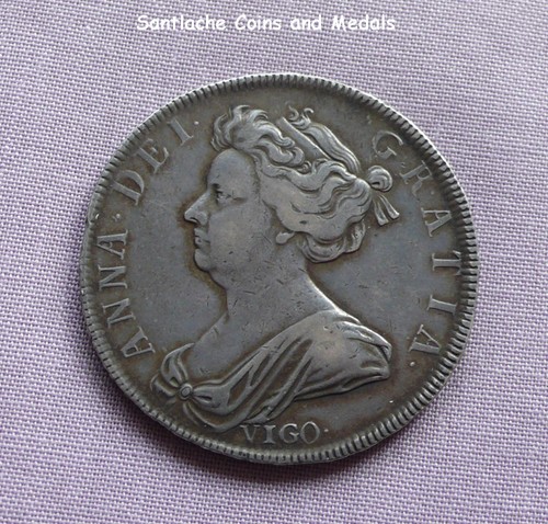 1703 vigo queen anne - anne, silver