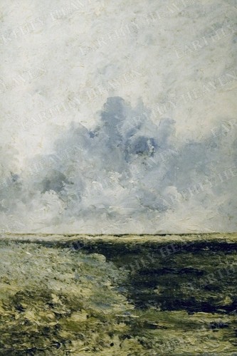 Stormy sky over - over, august