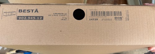 Ikea besta bench black new - tv,