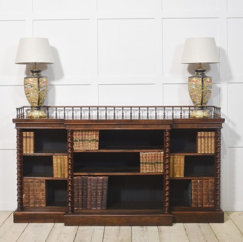 Large antique rosewood - large, open