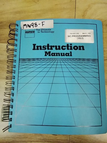 Hurco instruction manual - hurco,