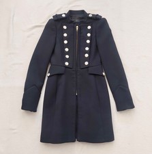 Zara military style coat Dark